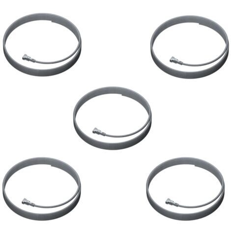 Pack de 5 câbles acier Twister 150cm - Accrochage Tableau Artiteq - longueur : 150 cm - conditionnement : pack de 5