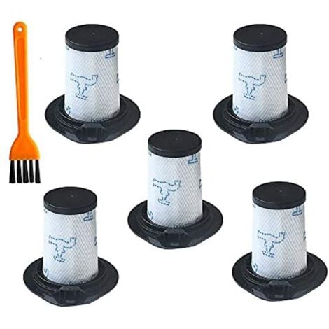 ZVD Pack de 5 filtros para Rowenta Air Force 460 All In One Rh92xx