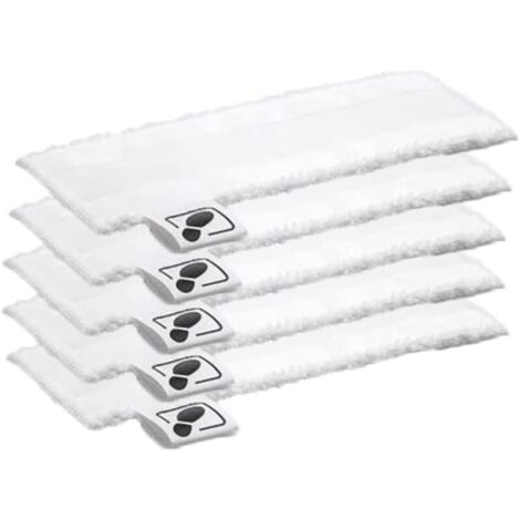 Pack de 5 fundas de microfibra para limpiadora a vapor Karcher EasyFix SC2 SC3 SC4 SC5
