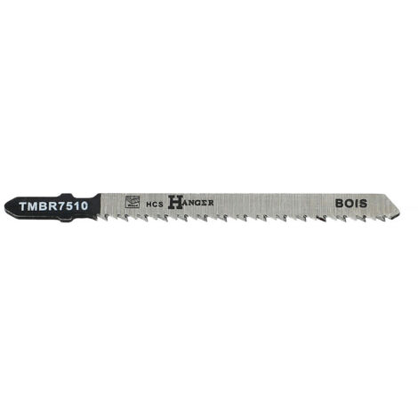 Pack de 5 lames de scie sauteuse TMBR7510 pour bois - HANGER - 150215