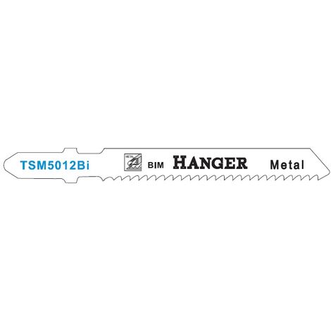 Pack de 5 lames de scie sauteuse TSM5012Bi pour métal 50mm - HANGER - 150210