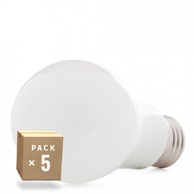 

Pack 5 Bombillas LED E27 5W 450Lm 6000ºK 30.000H [HO-ED-B3-E27-5W-CW-PK5-AP] | Blanco Frío (HO-ED-B3-E27-5W-CW-PK5-AP)
