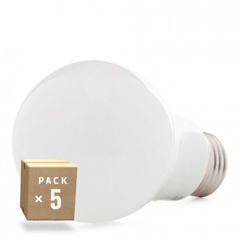 

Pack 5 Bombillas LED E27 9W 810Lm 6000ºK 30.000H [HO-ED-B3-E27-9W-CW-PK5-AP] | Blanco Cálido (HO-ED-B3-E27-9W-CW-PK5-AP)