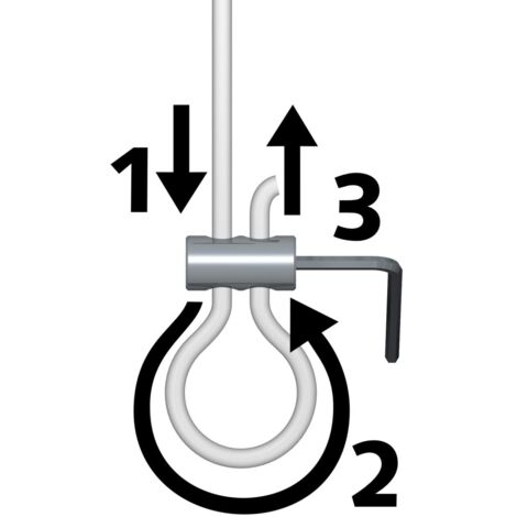 Pack de 5 Loop Maker - créer des boucles sur fils perlon 2 mm - Accessoire Cimaise Artiteq