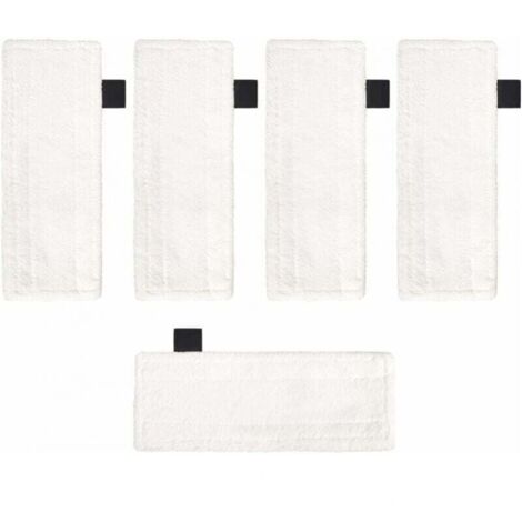 Pack de 5 paños de microfibra, compatibles con limpiadoras a vapor Karcher EasyFix SC2 SC3 SC4 SC5, paños de repuesto para mopas a vapor, accesorios de limpieza