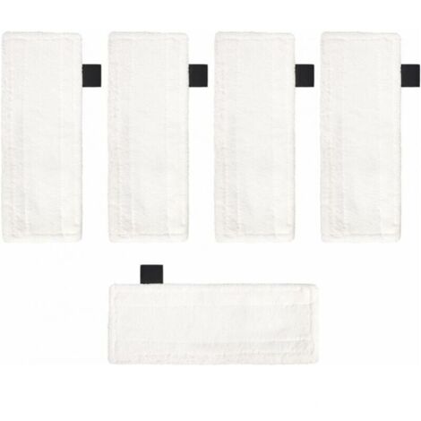Pack de 5 paños de microfibra, compatibles con limpiadoras a vapor Karcher EasyFix SC2 SC3 SC4 SC5, paños de repuesto para mopas a vapor, accesorios de limpieza