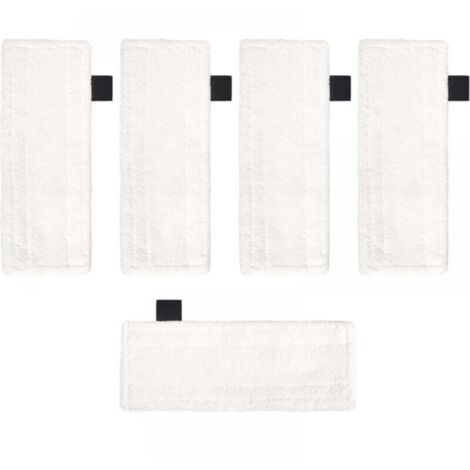 Pack de 5 paños de microfibra para suelos, compatibles con limpiadores a vapor Kärcher EasyFix SC2 SC3 SC4, paños de recambio para mopas a vapor, accesorios de limpieza