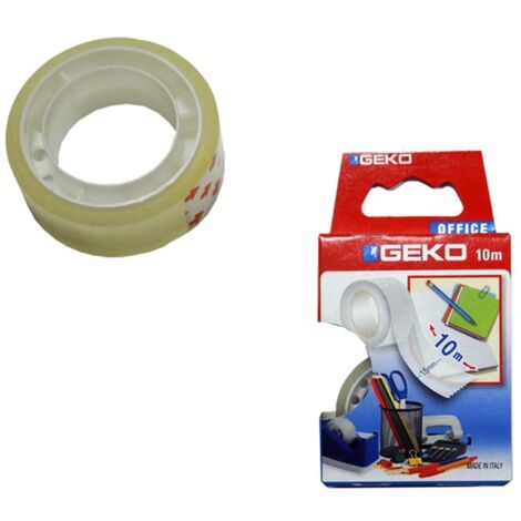 Pack de 5 Rouleaux de Ruban Adhésif Transparent (15mm x 10m) + 1 Dévidoir EDM