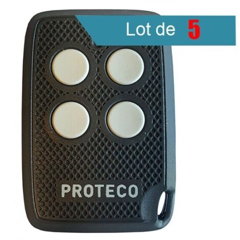 Pack de 5 TELECOMMANDES 4 CANAUX PROTECO ANGIE