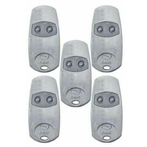 Pack de 5 Telecommandes d'origine Came TOP432EE - Frequence de code fixe 433,92 MHz