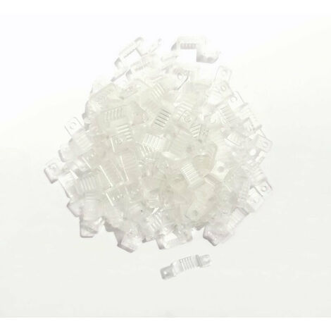 Pack de 50 - Support de Fixation Bandeau LED 220V - 2835 Double Rangées - SILUMEN