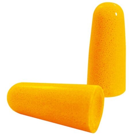 Pack de 500 bouchons d'oreilles en PU orange avec réduction de bruit SNR de 36 dB