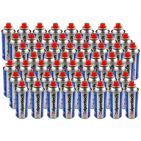 Pack de 56 Cartouches de gaz 250g butane Camping Butane ALPENTECH