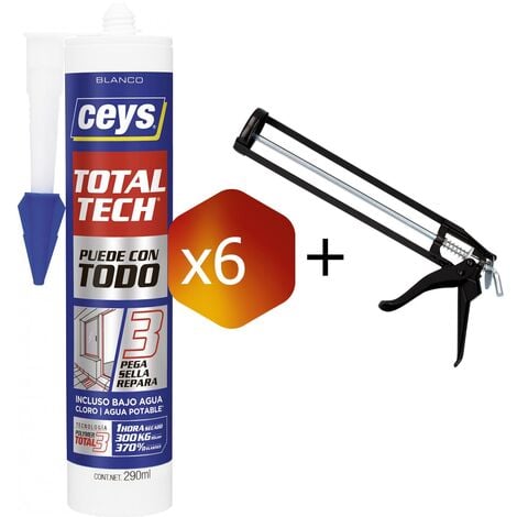 CEYS TOTAL TECH BLANCO CARTUCHO 290ML