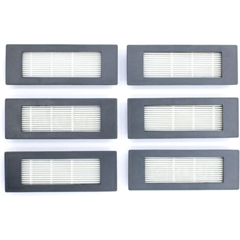 Pack de 6 filtros HEPA para iRobot Roomba Combo, R111840. Filtros HEPA para mejorar la limpieza de tu robot aspirador. Accesorio robot aspirador.