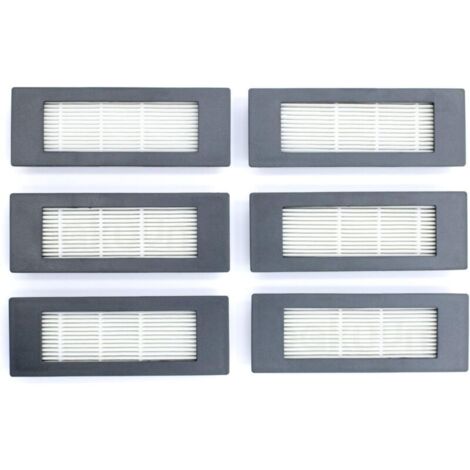 Pack de 6 filtros HEPA para iRobot Roomba Combo, R111840. Filtros HEPA para una limpieza mejorada de tu robot aspirador. Accesorios para robots aspiradores.
