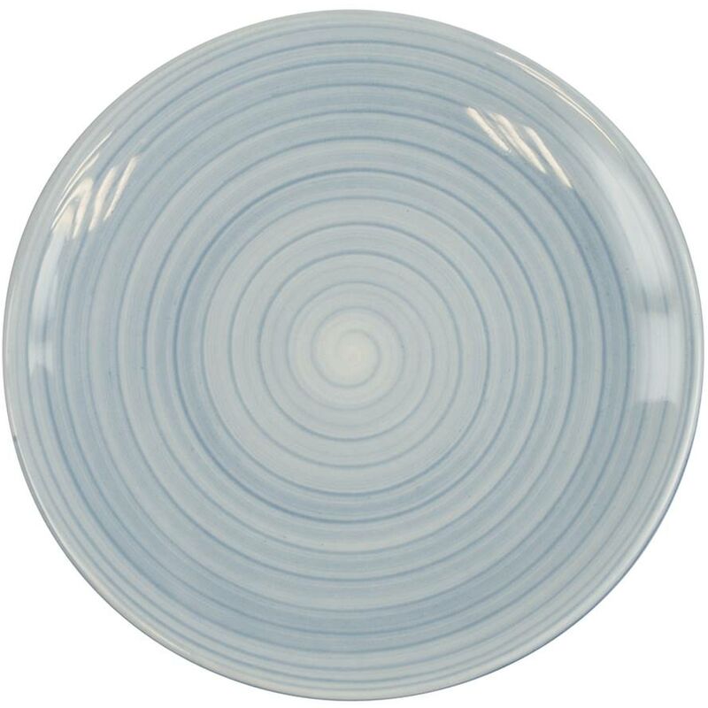 

Pack de 6 platos de postre Fine China azul