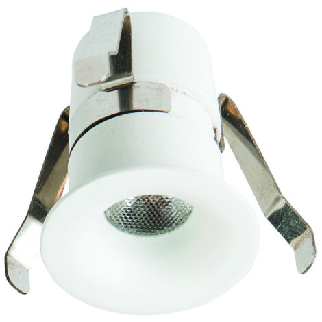 Pack de 6 spot rond BALI LED 2 fixe blanc 3000K 6x1,2W IP54 - EUROPOLE - 46140