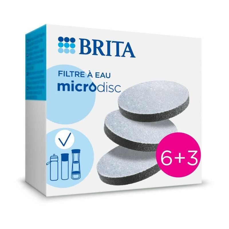 Brita - Pack de 6+3 filtres a eau MicroDisc