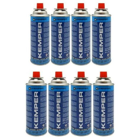 Pack de 8 Cartouches gaz 227g Butane KEMPER
