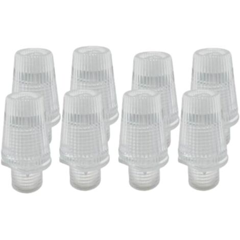 Pack de 8 Serre-câbles Presse-étoupes  Transparent  Fixation et Maintien des Câbles Électriques pour Douilles  Soulagement de la Tension