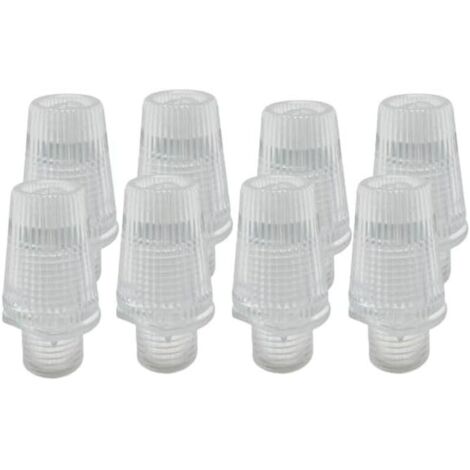 Pack de 8 Serre-câbles Presse-étoupes Transparent Fixation et Maintien des Câbles Électriques pour Douilles Soulagement de la Tension pour les Câbles Sécurité Fabrication Italienne