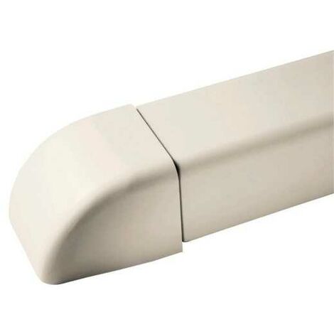 Pack de 9 embouts 80 mm blanc pur