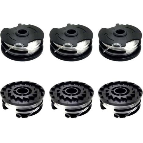 Pack de bobinas de hilo de repuesto para LIDL Parkside, bobinas de repuesto para cortacésped LIDL Parkside PRTA 20-Li A1, B2, C3, PRT 550 A1, A3, PRT 300 A1 - 2 x 4 m 1,6 mm