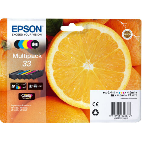 Pack de Cartouche d encre Epson Orange 5 couleurs