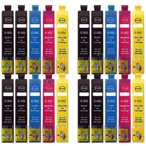 Pack de Cartouches 502 XL Compatibles pour Imprimante EPSON 502 XL