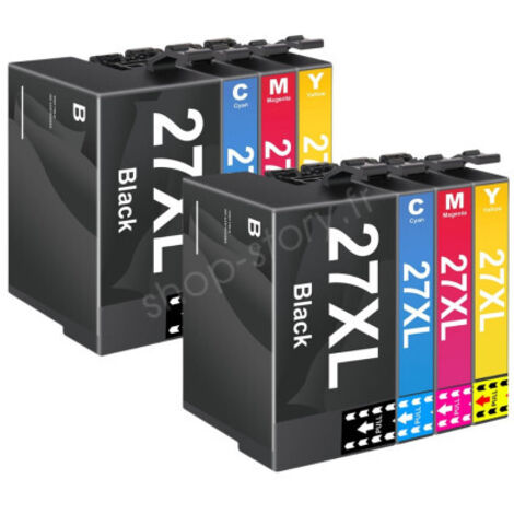 Pack de Cartouches Compatibles EPSON 27 XL pour Imprimantes WorkForce