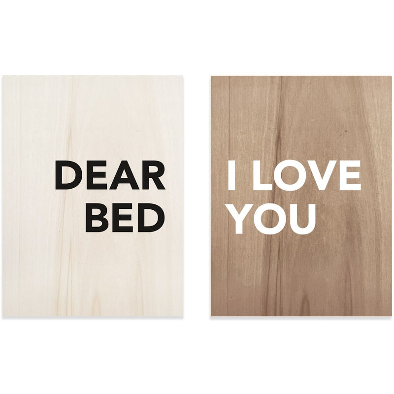 

Pack de cuadros Dear Bed