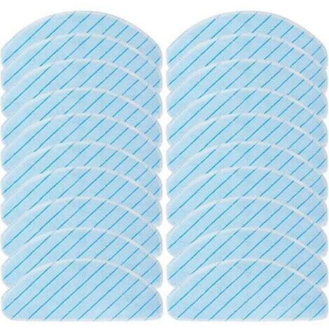Pack de de 20 chiffons de nettoyage , XU,lavables pour Ecovacs Deebot T9 AIVI T9 Modèle T9, produit qualité supérieure, durable et fiable, matériaux sélectionnés , satisfaction garantie - KZ