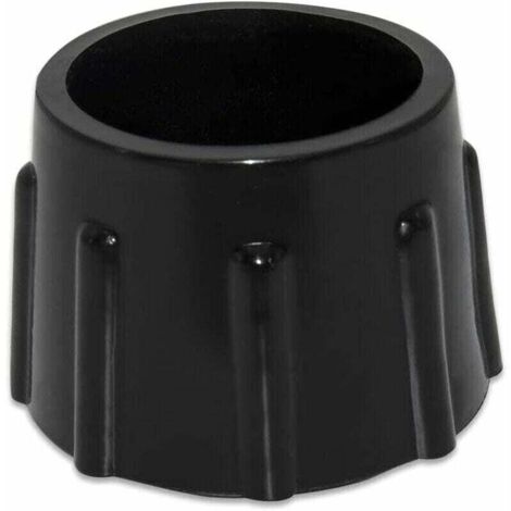 Pack de de 4 Embouts de Protection de Sol en Caoutchouc , XU,synthétique antidérapants pour Meubles Ronds Diamètre 35 mm, 3,5 cm, Noir --Crezuo
