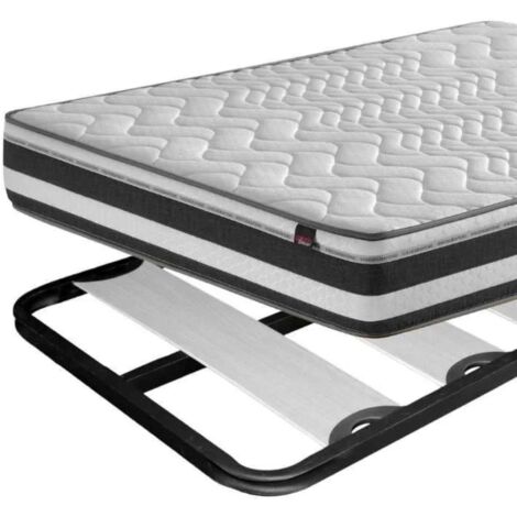 Pack de Descanso Hipnos 3 Completo con Somier Balda Ancha y Colchón Visco Grafenó 90x190 cm