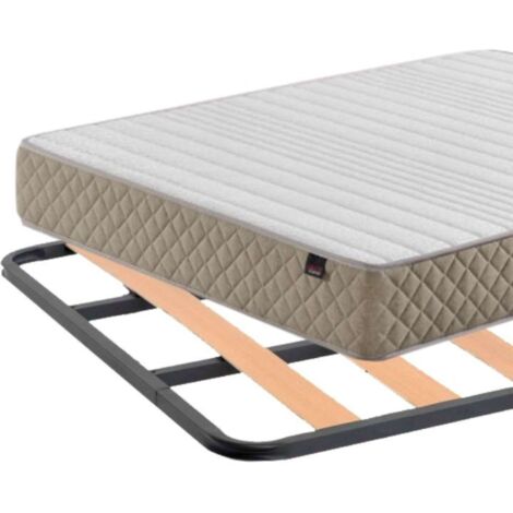 Pack de Descanso Low Cost 2 Completo con Somier de Balda Fina y Colchón Basic 90x190cm