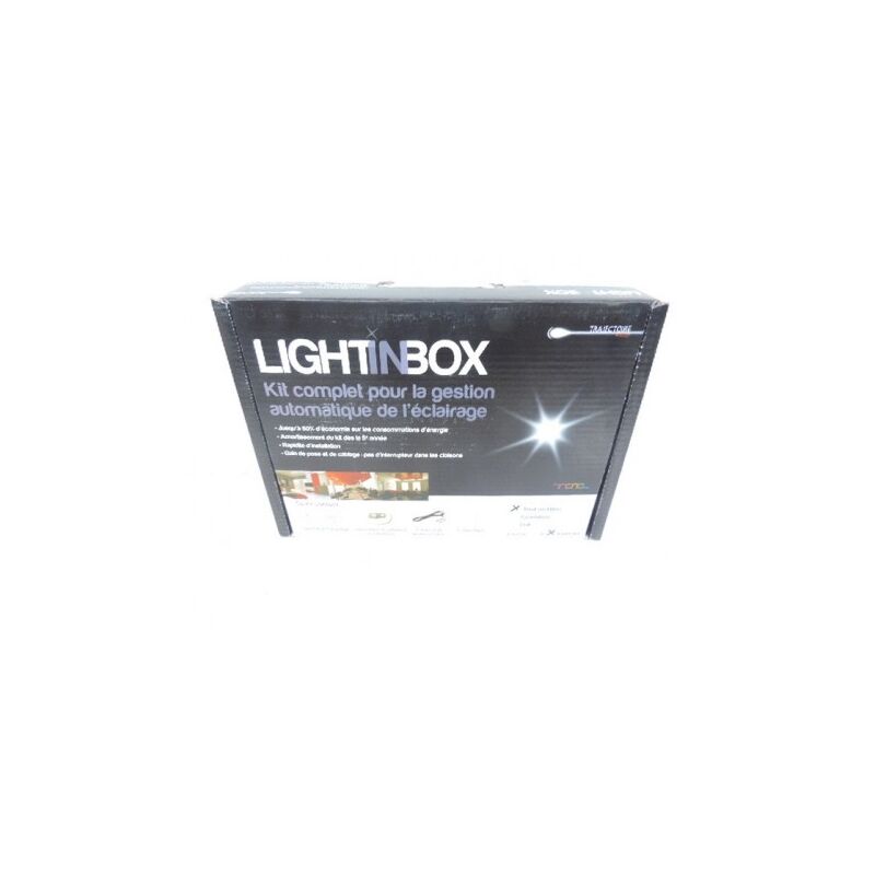 Pack de gestion d'éclairage pour 4 pièces système tout-ou-rien (tor) pour économie d'énergie Lighting Box Trajectoire 990400
