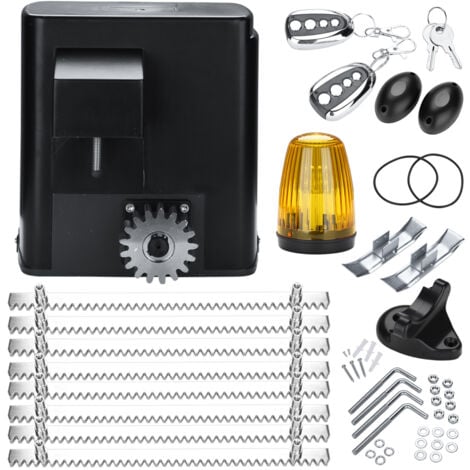 TOLLETOUR Pack de motorisation pour portail coulissant 600KG Connect avec Kit de connectivité - Pour portail longueur max. 12m