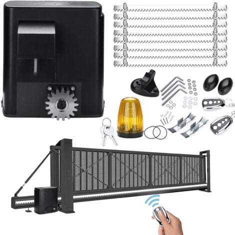 EINFEBEN Pack de motorisation pour portail coulissant,Kit de connectivité -Pour portail longueur max.12m,Motorisation Portail Coulissant