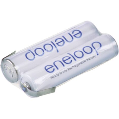 Pack de piles rechargeables 2x LR3 (AAA) NiMH Panasonic 133606 2.4 V 750 mAh A39034