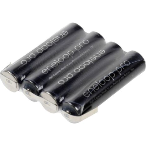 Pack de piles rechargeables 4x LR3 (AAA) NiMH Panasonic 137387 4.8 V 900 mAh