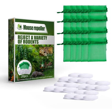 Rongeur Répulsif Pilule Pack Rat Répulsif Jardinage Home Voiture