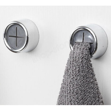 Pack de Porte-Torchons Adhésifs Ronds pour Cuisine, Salle de Bain et Maison