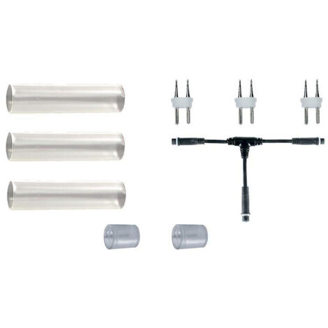 Pack de raccordement en T souple noir