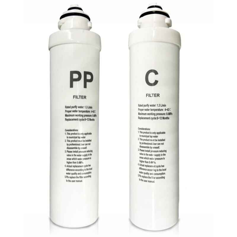 Rosmmel - Pack de remplacement de 2 filtres pour Osmopur Zero