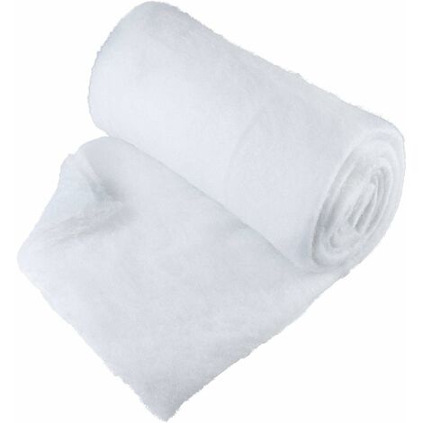 Pack de Rouleau de Tissu Effet Neige Artificielle de Noël(100x150cm) -Couverture Effet Neige Artificielle Blanche Epaisse et Moelleuse pour Les Fêtes et Les Décors de Fin d’Année
