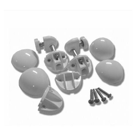 Pack de roulements supérieurs King 2P VERS.0 Novellini R03KI2PSU1  Chromé