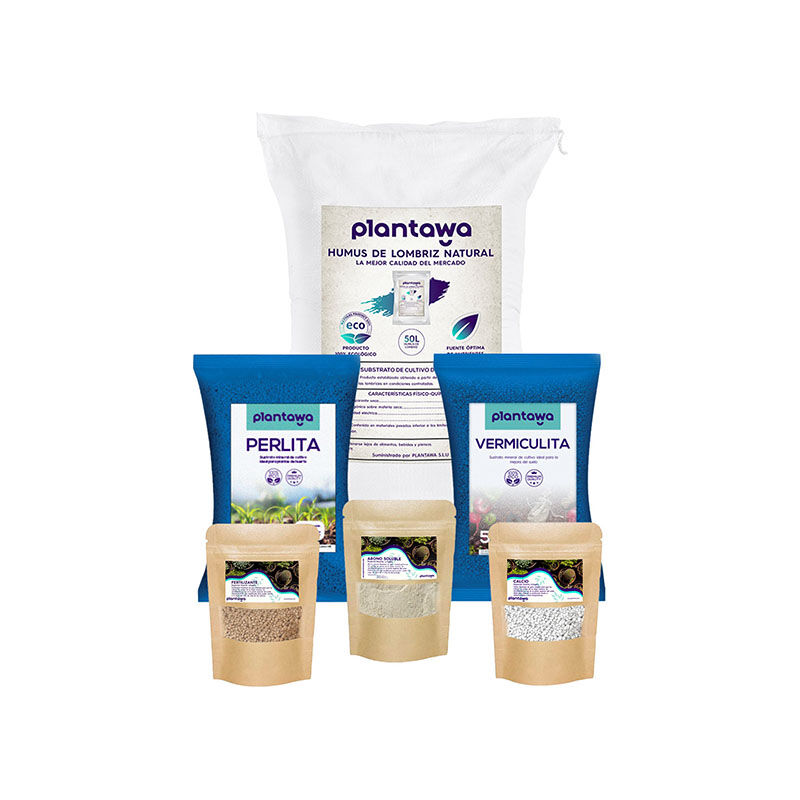 

Pack de Sustratos para Huerto Urbano Selección de Sustratos para Jardín Sustratos Ecológicos - Plantawa