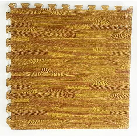 Pack de Tatamis 60x60x1cm Efecto Madera