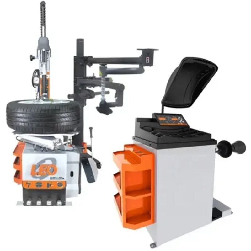 Pack démonte pneu + Bras assistant + Équilibreuse automatique LEO